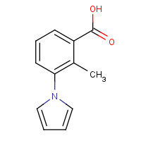 83140-96-9 benzoic acid, 2-methyl-3-(1H-pyrrol-1-yl)- chemical structure