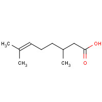 57030-77-0 Citronellic Acid chemical structure