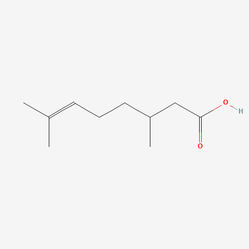 57030-77-0 Citronellic Acid chemical structure