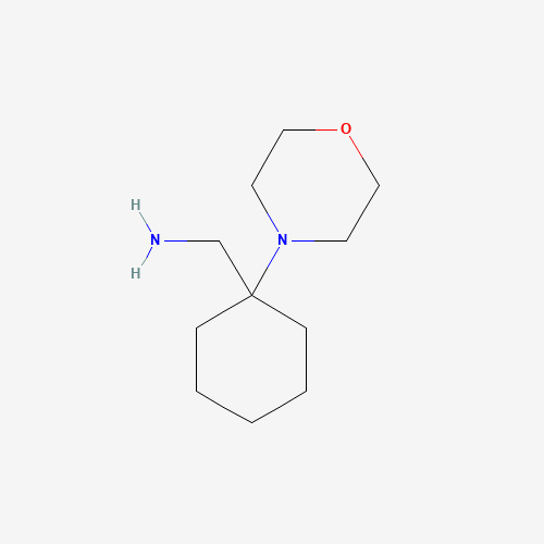 64269-03-0 cyclohexanemethanamine, 1-(4-morpholinyl)- chemical structure