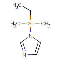 62365-34-8 dimethylethylsilylimidazole chemical structure