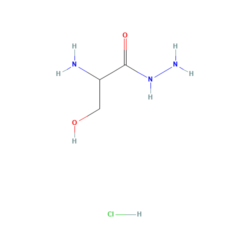 55819-71-1 DL-serine hydrazide Hydrochloride chemical structure