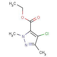 119169-63-0 Ethyl 4-chloro-1,3-dimethyl-1H-pyrazole-5-carboxylate chemical structure