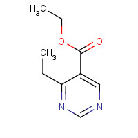 110960-75-3 Ethyl 4-ethyl-5-pyrimidinecarboxylate chemical structure