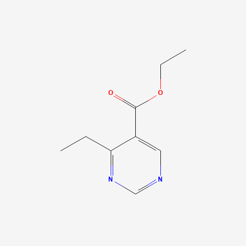 110960-75-3 Ethyl 4-ethyl-5-pyrimidinecarboxylate chemical structure