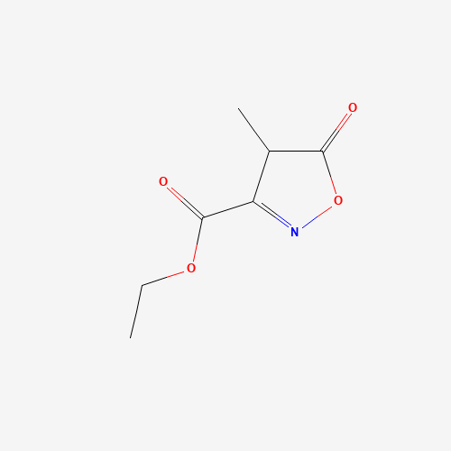 3477-10-9 Ethyl 4-methyl-5-oxo-4,5-dihydro-1,2-oxazole-3-carboxylate chemical structure
