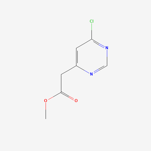 1097779-00-4 methyl 2-(6-chloropyrimidin-4-yl)acetate chemical structure