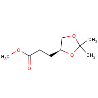 90472-93-8 Methyl 3-[(4S)-2,2-dimethyl-1,3-dioxolan-4-yl]propanoate chemical structure