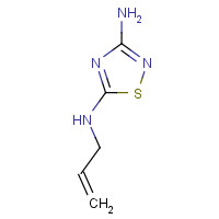 60093-16-5 N5-Allyl-1,2,4-thiadiazole-3,5-diamine chemical structure