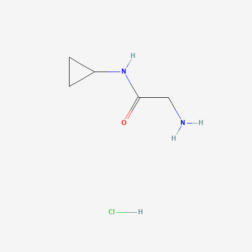 670253-51-7 N-Cyclopropylglycinamide hydrochloride chemical structure