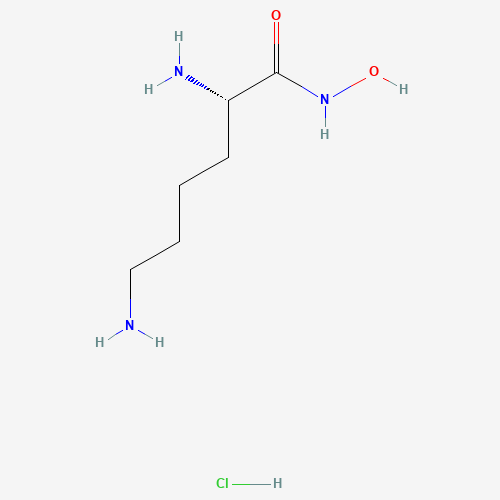 52760-35-7 N-Hydroxy-L-lysinamide hydrochloride chemical structure