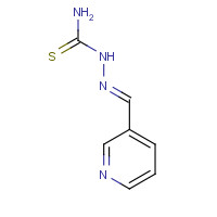 555-90-8 Nicotinaldehyde, thiosemicarbazone chemical structure