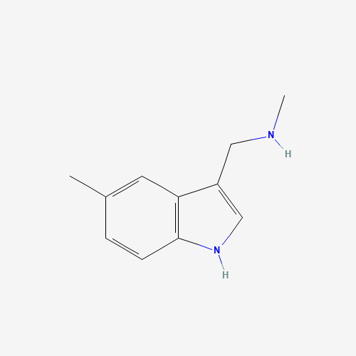 915922-67-7 N-Methyl-1-(5-methyl-1H-indol-3-yl)methanamine chemical structure