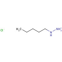 2656-71-5 Pentylhydrazine hydrochloride chemical structure