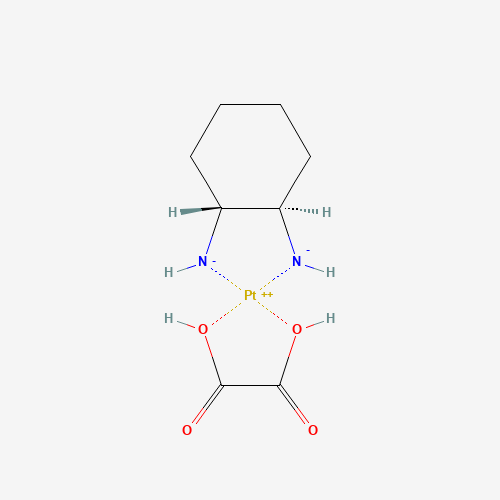 63121-00-6 Platinum(2+) ethanedioate cyclohexane-1,2-diamine (1:1:1) chemical structure