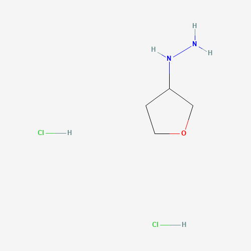 1211514-64-5 Tetrahydrofuran-3-ylhydrazine dihydrochloride chemical structure