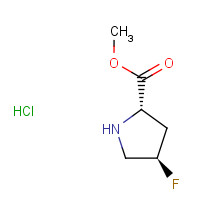 58281-80-4 trans-4-Fluoro-L-proline methyl ester hydrochloride chemical structure