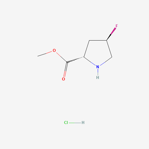 58281-80-4 trans-4-Fluoro-L-proline methyl ester hydrochloride chemical structure