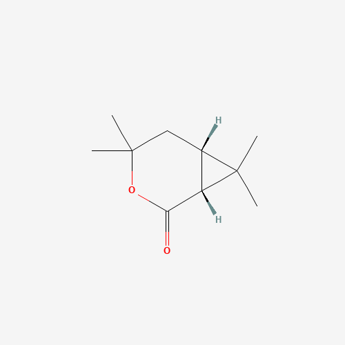 14087-70-8 (1R,6S)-4,4,7,7-Tetramethyl-3-oxabicyclo[4.1.0]heptan-2-one chemical structure