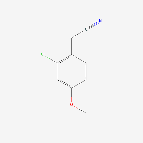 170737-93-6 (2-Chloro-4-methoxyphenyl)acetonitrile chemical structure