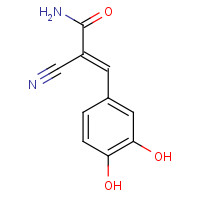 122520-85-8 (2E)-2-Cyano-3-(3,4-dihydroxyphenyl)acrylamide chemical structure