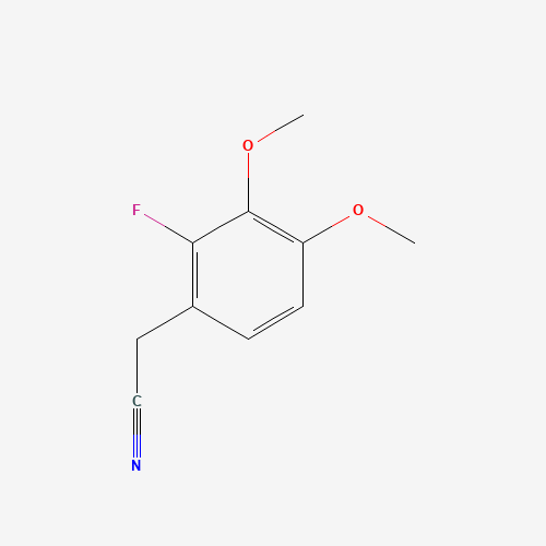 7537-08-8 (2-Fluoro-3,4-dimethoxyphenyl)acetonitrile chemical structure