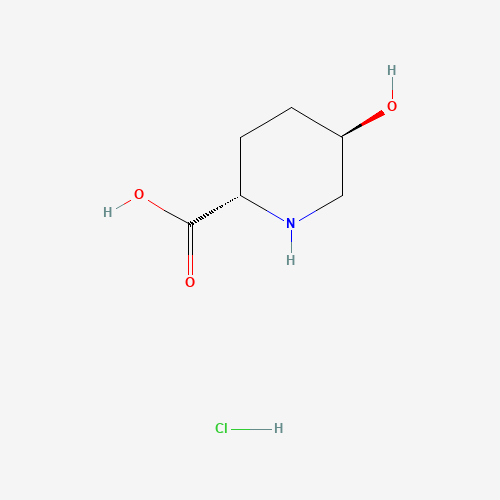 824943-40-0 (2S,5R)-5-Hydroxy-2-piperidinecarboxylic acid hydrochloride (1:1) chemical structure
