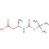 159991-23-8 (3S)-3-[(tert-Butoxycarbonyl)amino]butanoic acid chemical structure