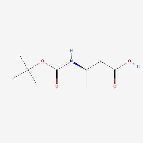 159991-23-8 (3S)-3-[(tert-Butoxycarbonyl)amino]butanoic acid chemical structure