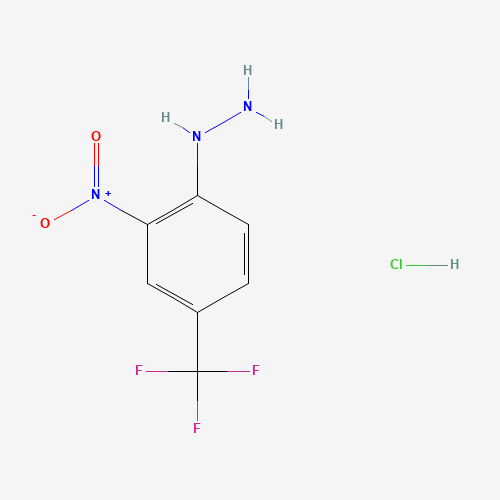 1049748-69-7 [2-Nitro-4-(trifluoromethyl)phenyl]hydrazine hydrochloride chemical structure
