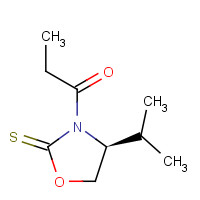 102831-92-5 1-[(4S)-4-Isopropyl-2-thioxo-1,3-oxazolidin-3-yl]propan-1-one chemical structure