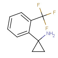 886366-53-6 1-[2-(Trifluormethyl)phenyl]cyclopropanamin chemical structure