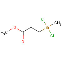18163-34-3 2-(Carbomethoxy)ethylmethyldichlorosilane chemical structure