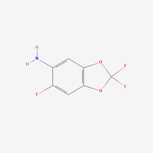 120934-03-4 2,2,6-Trifluoro-1,3-benzodioxol-5-amine chemical structure