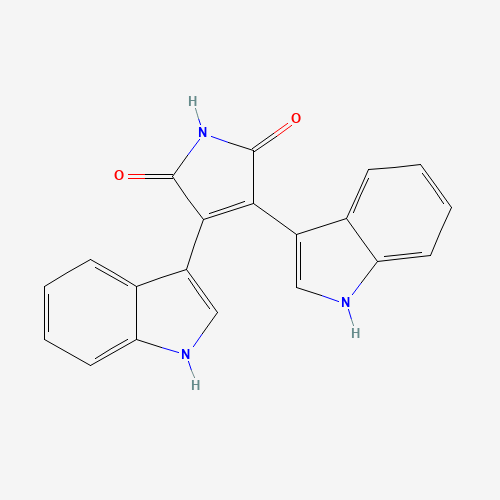 119139-23-0 2,3-bis-(1h-indol-3-yl)-maleimide chemical structure