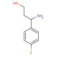 228422-47-7 3-amino-3-(4-fluorophenyl)propan-1-ol chemical structure