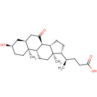 4651-67-6 3-Hydroxy-7-oxocholan-24-oic acid chemical structure