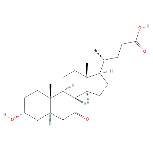 4651-67-6 3-Hydroxy-7-oxocholan-24-oic acid chemical structure