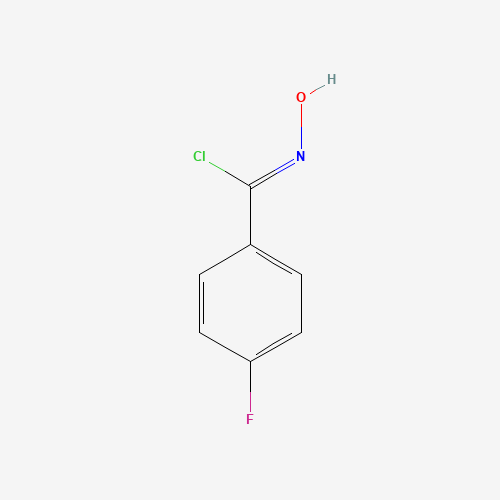 42202-95-9 4-Fluoro-N-hydroxybenzenecarboximidoyl chloride chemical structure