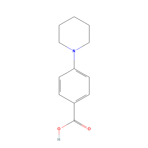 22090-24-0 4-piperidinobenzoic acid chemical structure
