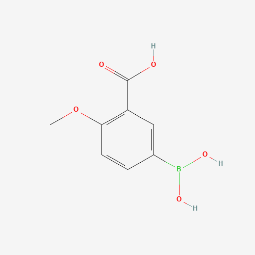 913836-12-1 5-(Dihydroxyboryl)-2-methoxybenzoic acid chemical structure