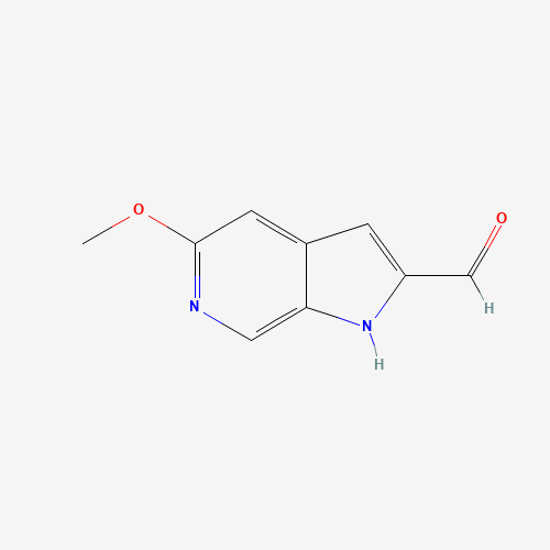 17288-48-1 5-Methoxy-1H-pyrrolo[3,2-b]pyridine-2-carbaldehyde chemical structure
