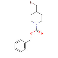 399580-55-3 benzyl 4-(bromomethyl)piperidine-1-carboxylate chemical structure