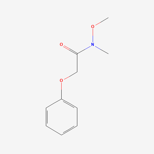91012-53-2 N-methoxy-N-methyl-2-phenoxyacetamide chemical structure