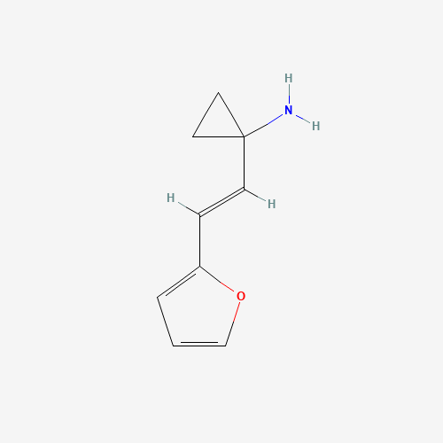 604800-01-3 (E)-1-(2-(FURAN-2-YL)VINYL)CYCLOPROPANAMINE chemical structure