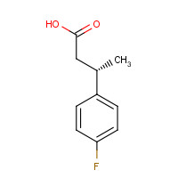 209679-20-9 (S)-3-(4-FLUOROPHENYL)BUTANOIC ACID chemical structure
