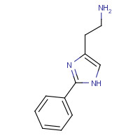 57118-68-0 2-(2-PHENYL-1H-IMIDAZOL-4-YL)ETHYLAMINE chemical structure