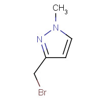102846-13-9 3-BROMOMETHYL-1-METHYL-1H-PYRAZOLE chemical structure