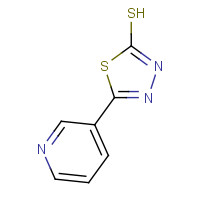28819-38-7 5-PYRIDIN-3-YL-1,3,4-THIADIAZOLE-2-THIOL chemical structure