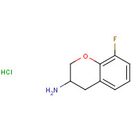 878807-38-6 8-FLUORO-CHROMAN-3-YLAMINE HYDROCHLORIDE chemical structure